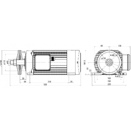 SILNIK ELEKTRYCZNY 7,5kW 400/690V 2880obr L JAMNIK 3-FAZOWY